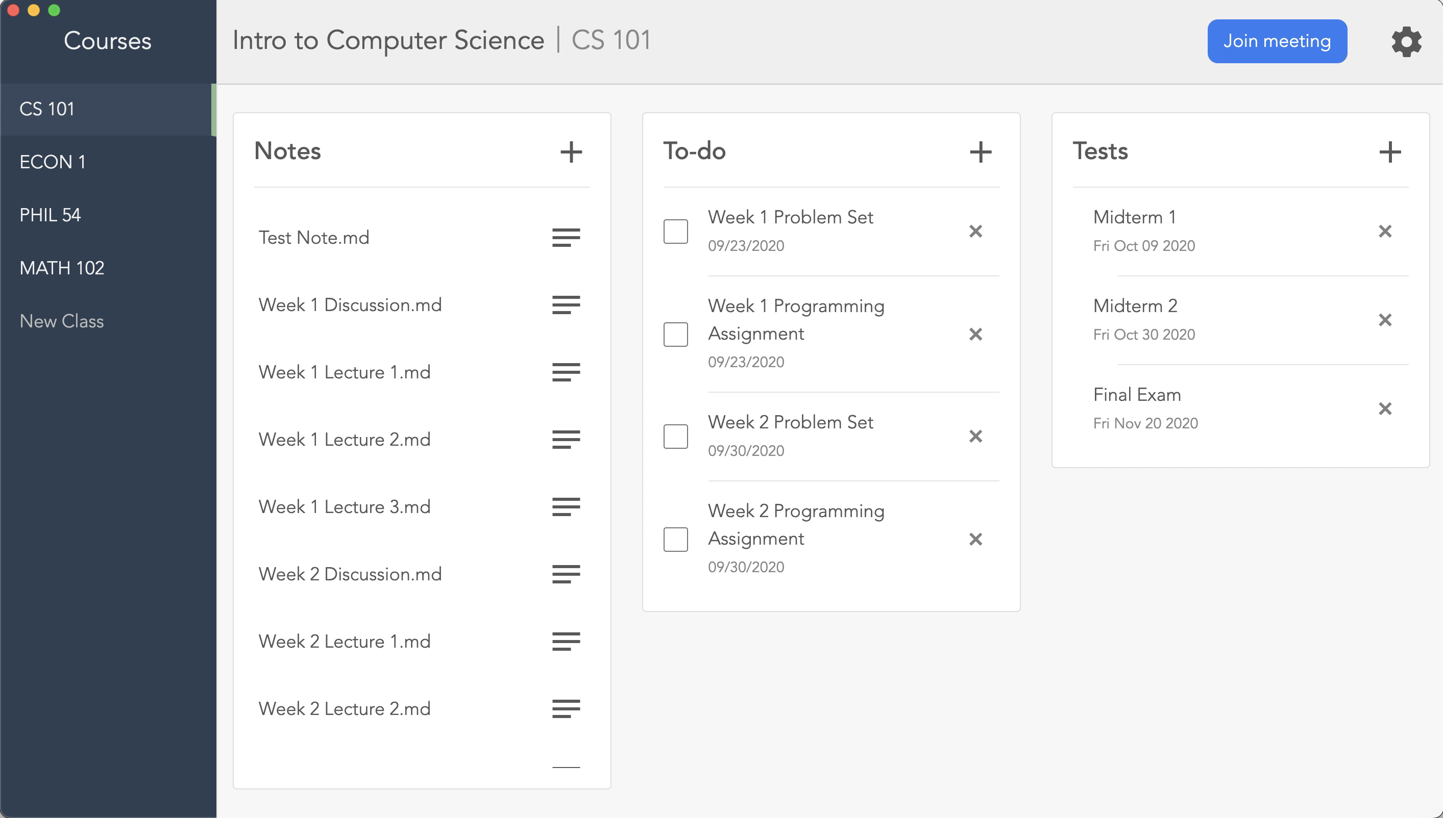 Course Portal